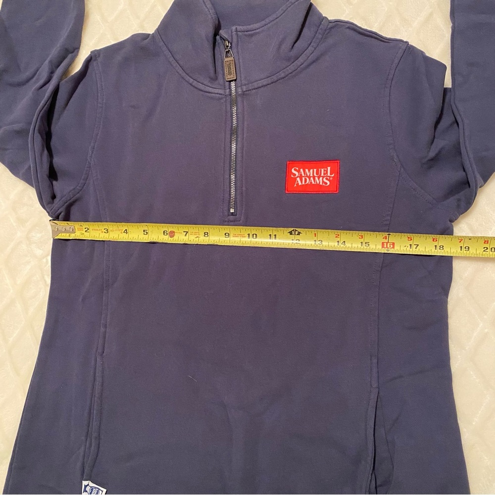 Sam Adams Quarter Zip Sweatshirt Sweater Nwot View 6